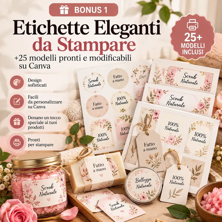 Bonus 1 – Etichette eleganti da stampare
