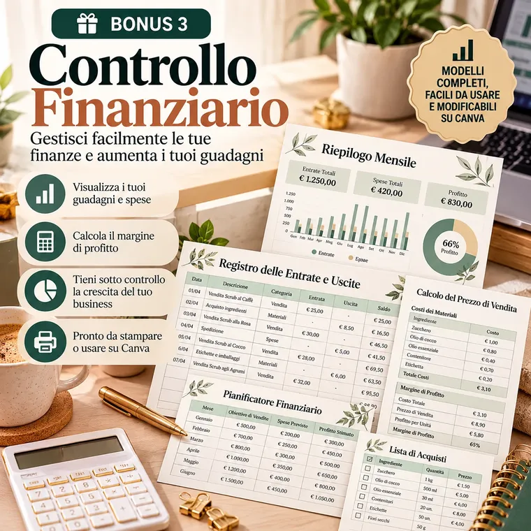 Bonus 3 – Controllo finanziario